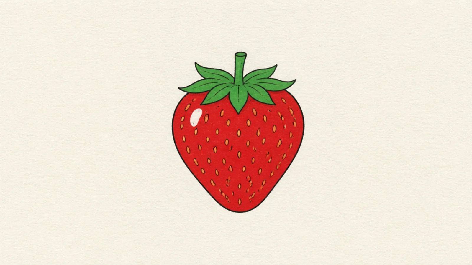 5 Simple Steps to Draw a Perfect Strawberry