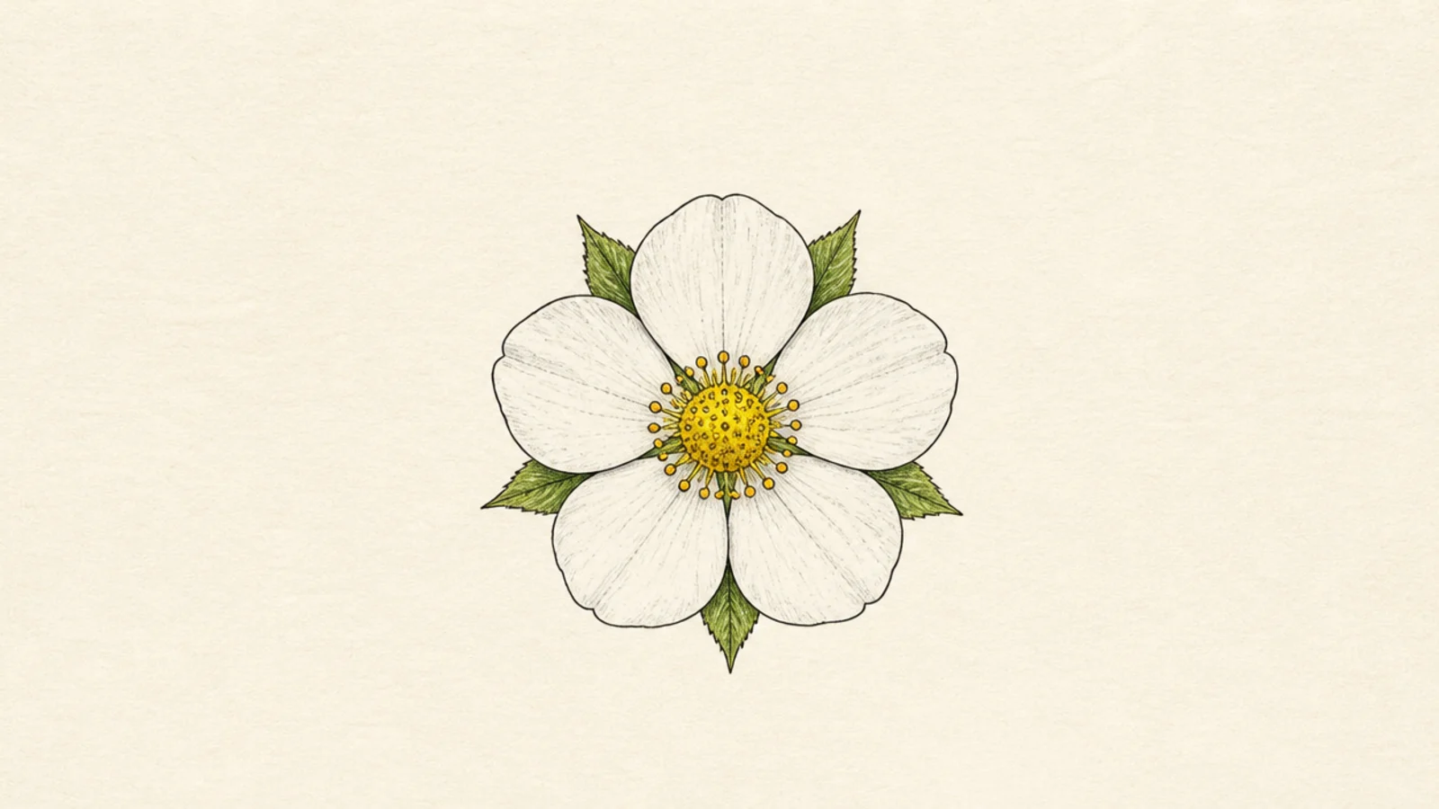 15 Pretty Strawberry Flower Drawings to Try