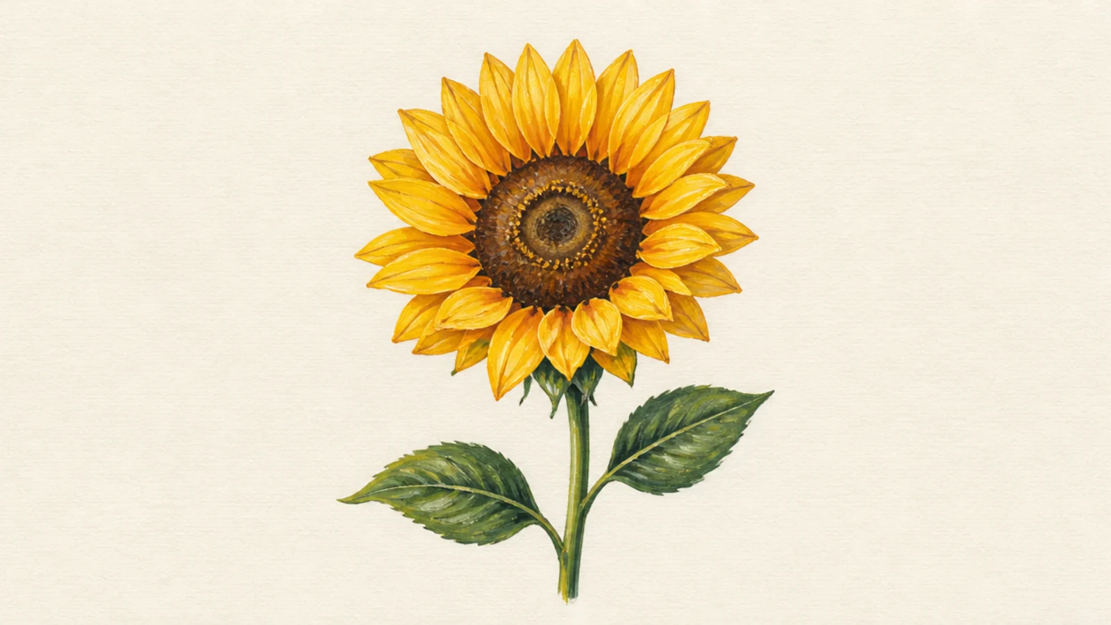 5 Easy Steps to Paint a Simple Sunflower