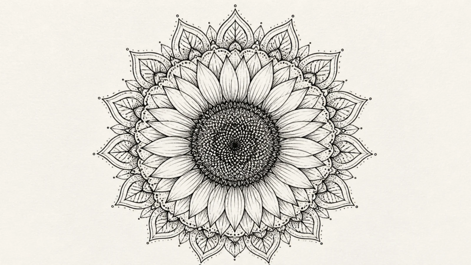 6 Steps to Draw a Stunning Sunflower Mandala