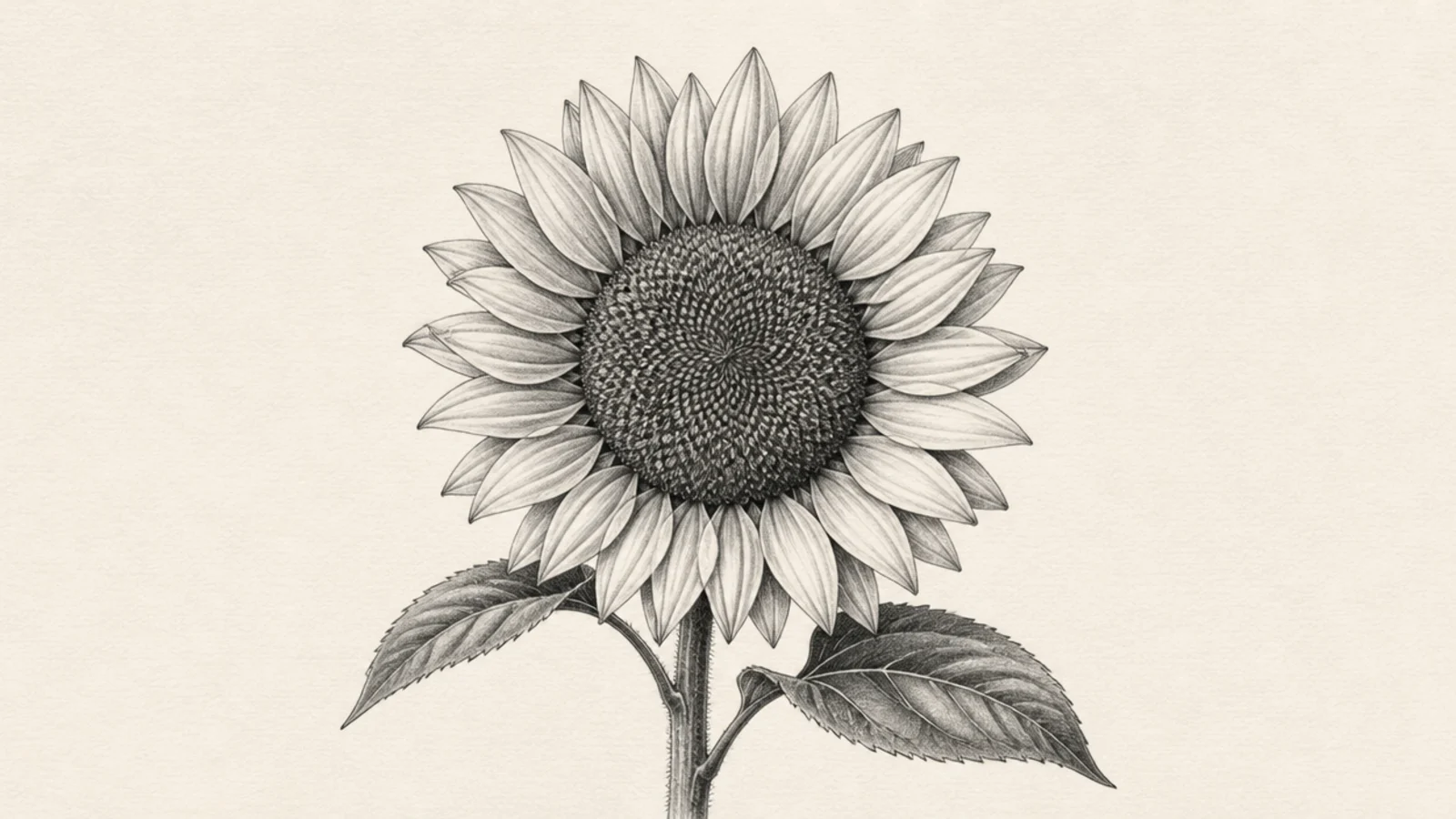 25 Beautiful Sunflower Pencil Drawings to Try