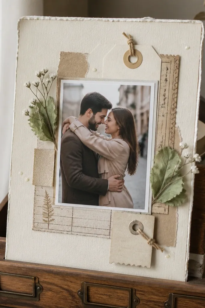 Themed Couple Scrapbook Page Ideas