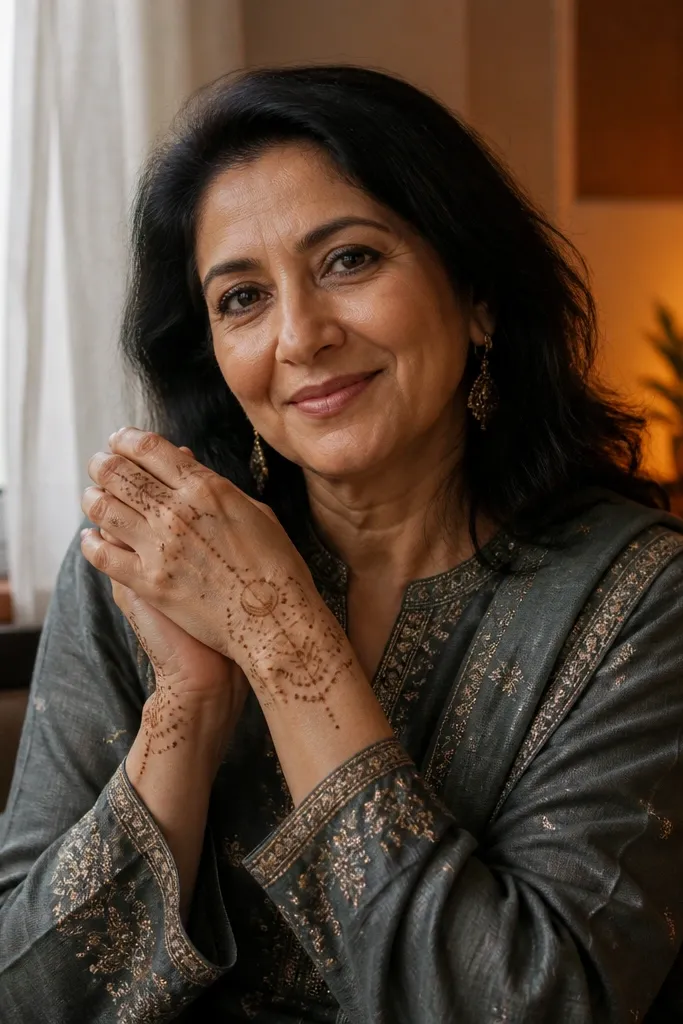 Themed Simple Mehndi Designs With Lights