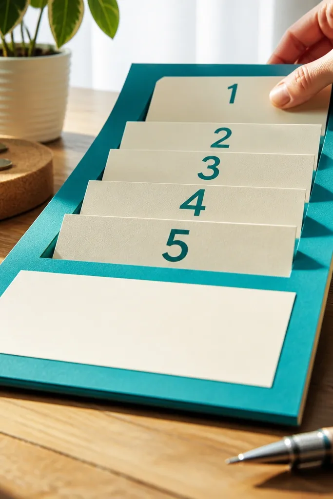 Board with countdown cards labeled day goals and a central sprint headline