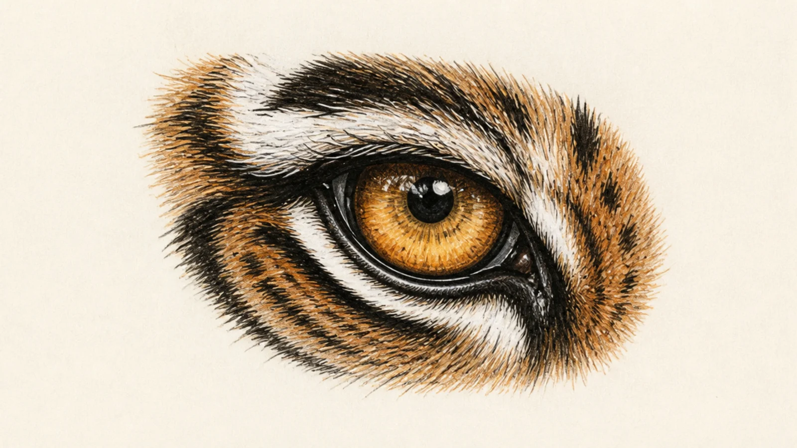 20 Fierce Tiger Eyes Drawings to Master