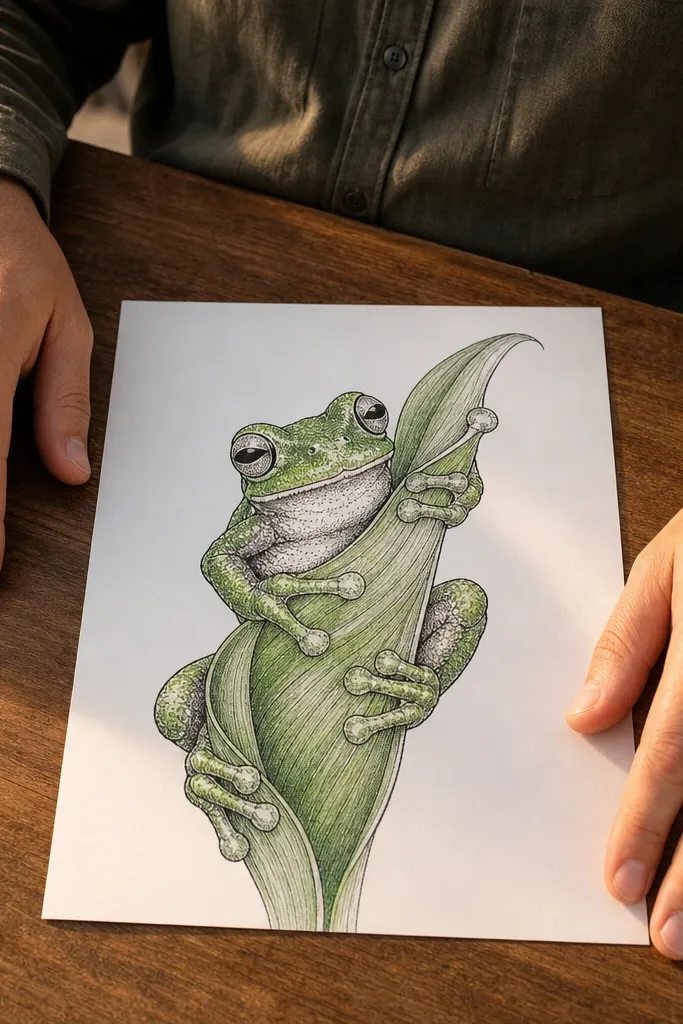 Tree Frog Drawing Ideas