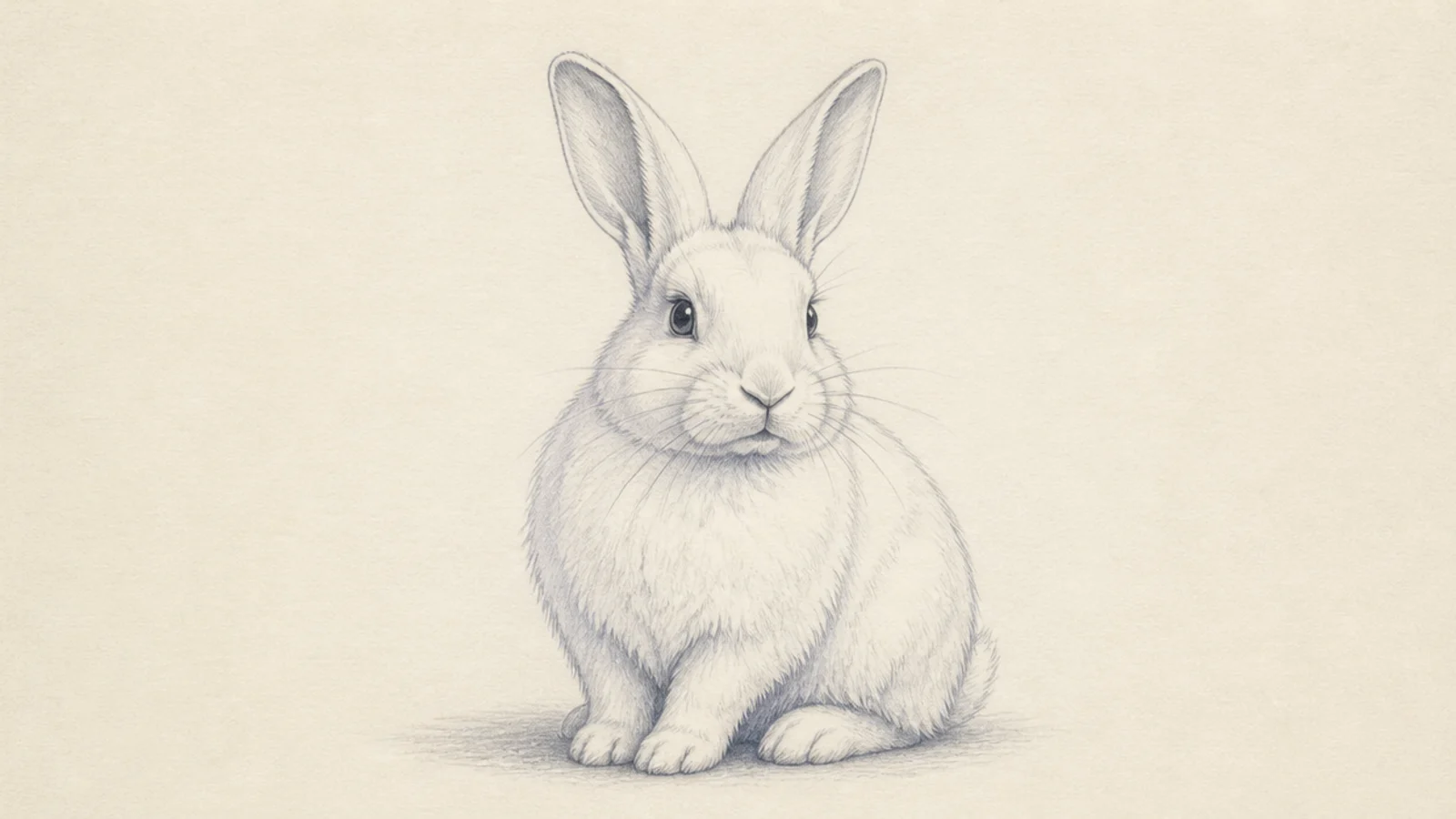 15 Gorgeous White Rabbit Drawings to Try