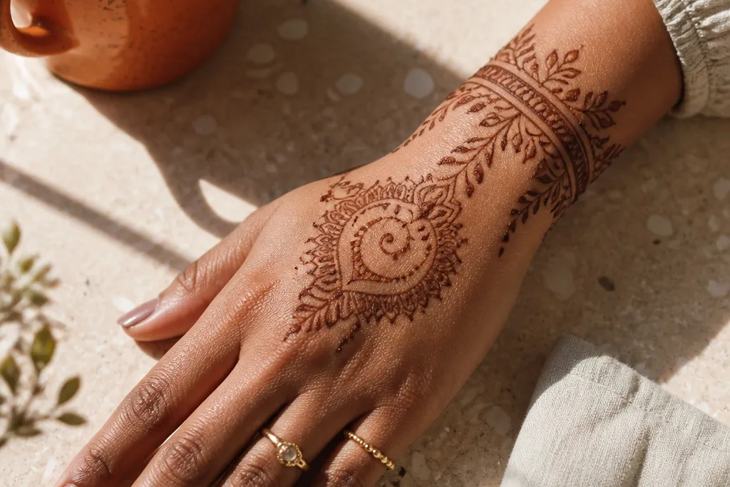 Year-Round Back Hand Mehndi Designs