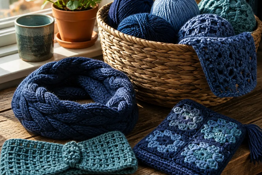 Year-Round Blue Crochet Ideas