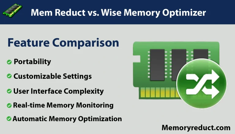 Mem Reduct vs. Wise Memory Optimizer | Compare Features and Benefits